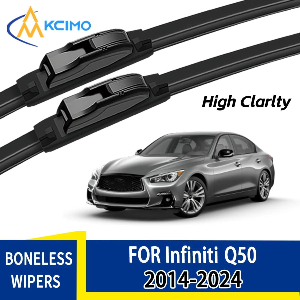 For Infiniti Q50 V37 2014–2024 Automobiles Durable Quiet Front Windscreen Wiper Blades Auto Window Replacement Accessories
For Infiniti Q50 V37 2014–2024 Automobiles Durable Quiet Front Windscreen Wiper Blades Auto Window Replacement Accessories