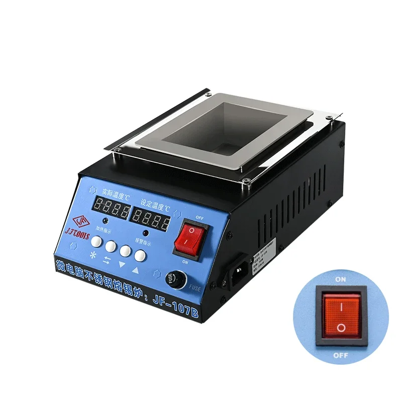 Digital Display Small Solder Pot Tin Melting Furnace High Power Thermoregulation Soldering Desoldering Bath
Digital Display Small Solder Pot Tin Melting Furnace High Power Thermoregulation Soldering Desoldering Bath