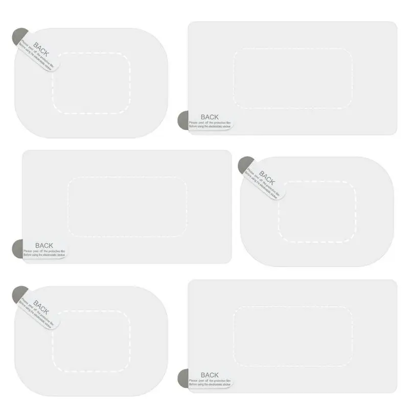 Windshield Sticker Protector 6pcs Dash Cam Adhesive Screen Sticker Film Transparent Windshield Film For Car
Windshield Sticker Protector 6pcs Dash Cam Adhesive Screen Sticker Film Transparent Windshield Film For Car