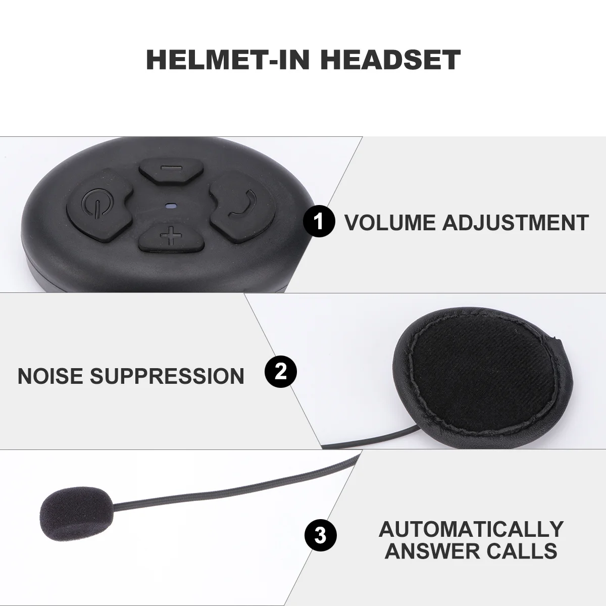Headset for Motorcycle Wireless Earphone Built-in Mic Music Playback Control Comfortable Cushions Long Working
Headset for Motorcycle Wireless Earphone Built-in Mic Music Playback Control Comfortable Cushions Long Working