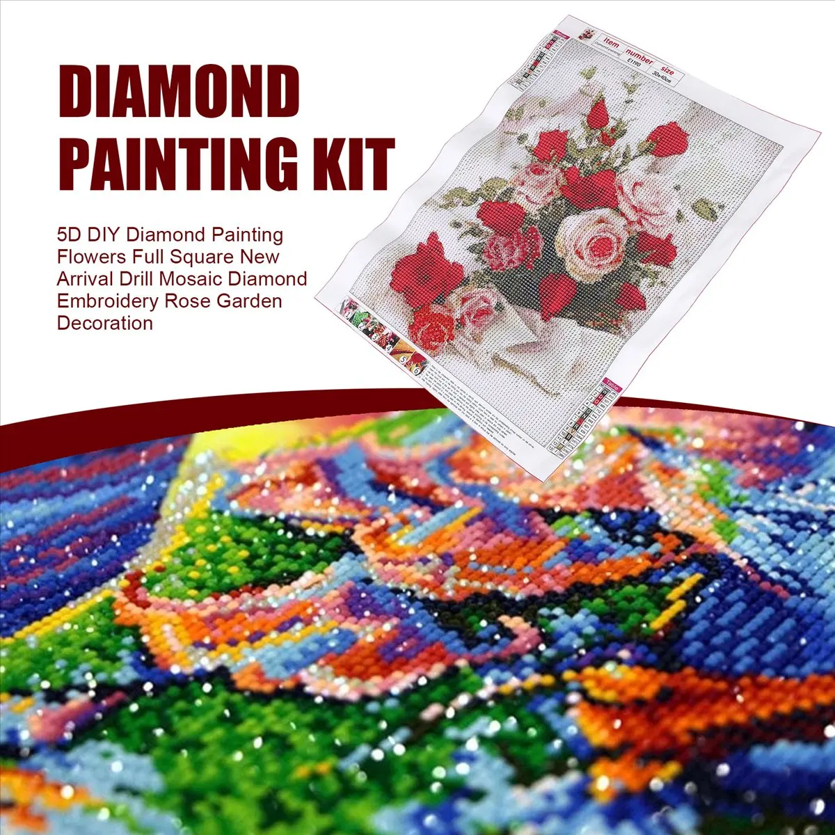 BHBL 5D DIY цветы полная квадратная дрель мозаика Алмазная вышивка роза украшение сада
BHBL 5D DIY цветы полная квадратная дрель мозаика Алмазная вышивка роза украшение сада