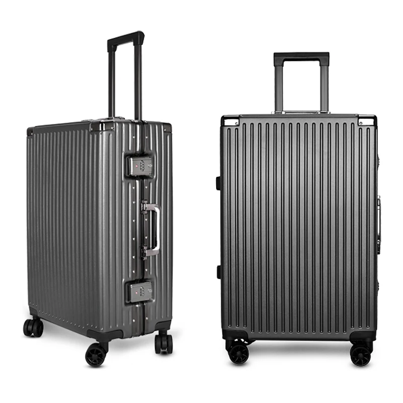 Aluminum Frame Suitcase 20-inch Carry-on Luggage Stylish Design for Men and Women Combination Lock Leather Trolley Case
Aluminum Frame Suitcase 20-inch Carry-on Luggage Stylish Design for Men and Women Combination Lock Leather Trolley Case