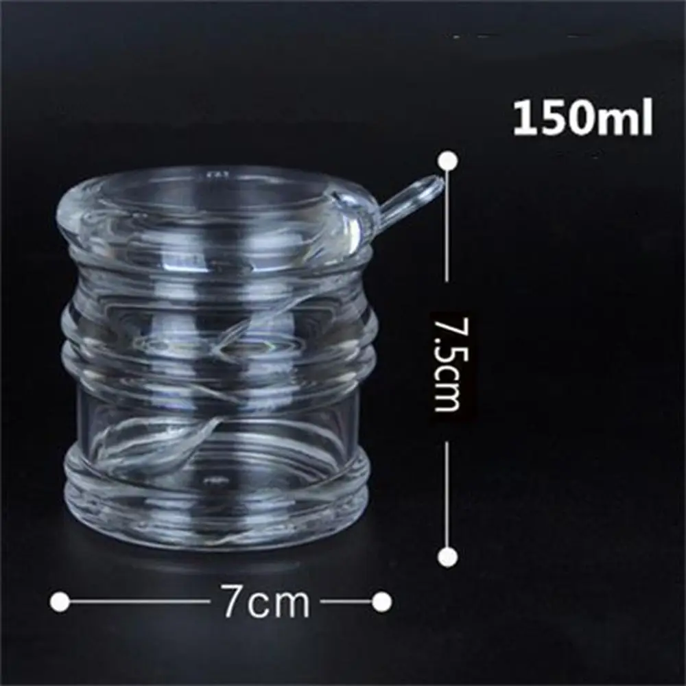 Multifunctional Transparent Acrylic Seasoning Jar Dustproof Anti-slip Sugar Pots with Spoon Bowl Sugar Barbecue
Multifunctional Transparent Acrylic Seasoning Jar Dustproof Anti-slip Sugar Pots with Spoon Bowl Sugar Barbecue