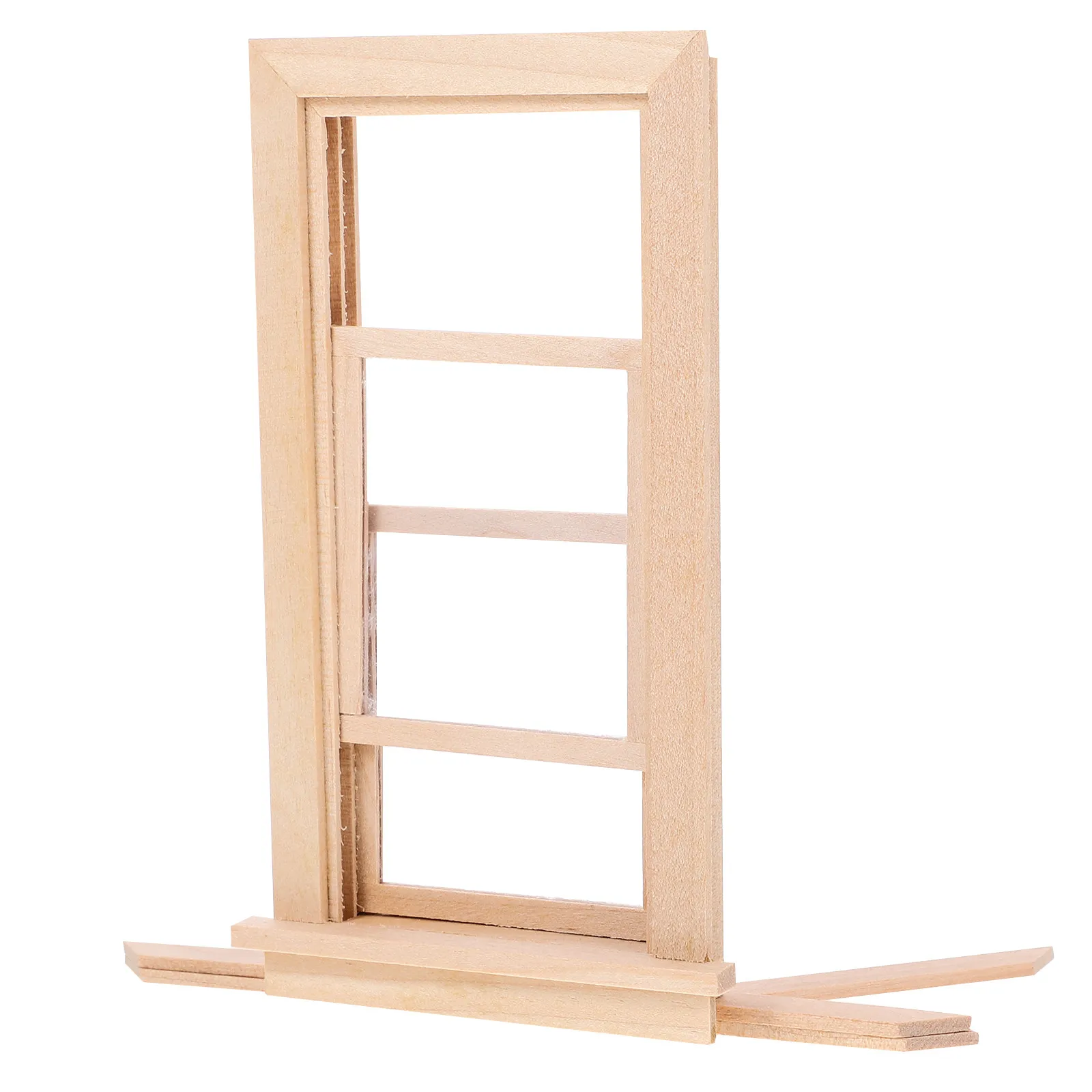Dollhouse Mini Window Frame Unpainted Wood Real-Like Design Perfect for Mini Room Decoration Garden Living Room Bedroom
Dollhouse Mini Window Frame Unpainted Wood Real-Like Design Perfect for Mini Room Decoration Garden Living Room Bedroom