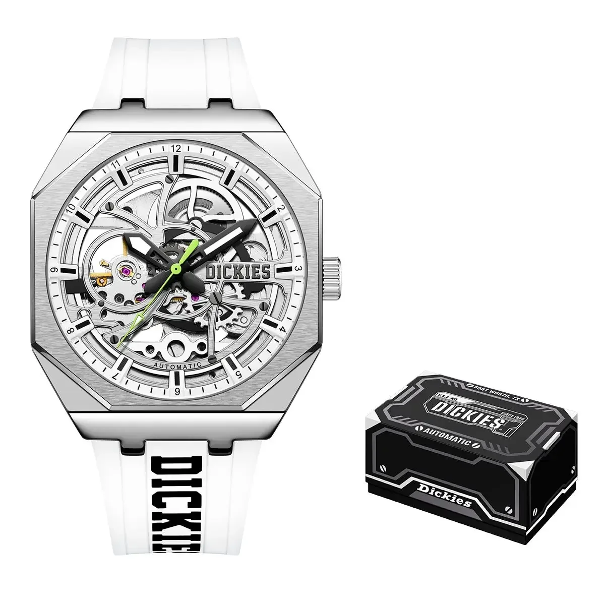 Genuine Dickies Men's Mechanical Skeleton Tech Trend Luminous Watch 549LH
Genuine Dickies Men's Mechanical Skeleton Tech Trend Luminous Watch 549LH