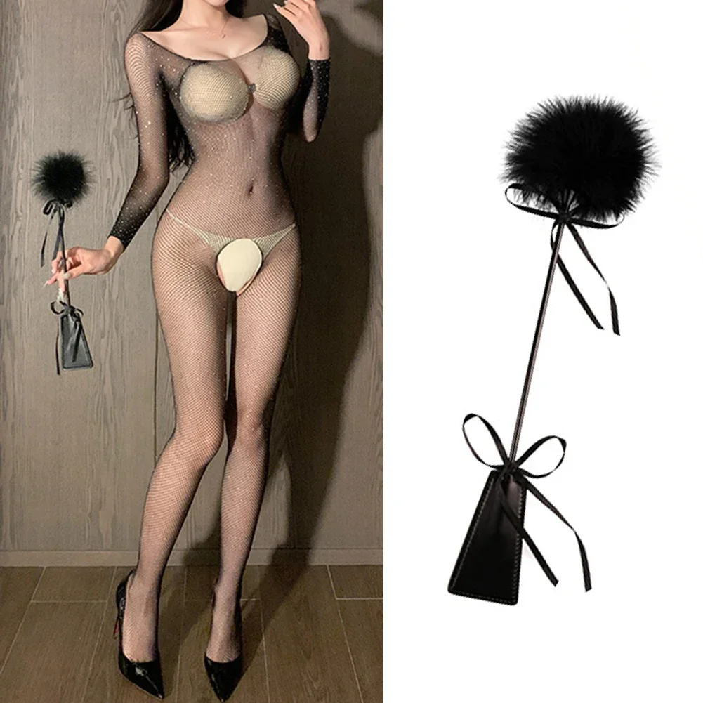 Women Sexy Lingerie Shiny Sheer Open Crotch Fishnet Stockings Low Collar Ultra-Thin See Through Bodysuit Breathable Erotic Trunk
Women Sexy Lingerie Shiny Sheer Open Crotch Fishnet Stockings Low Collar Ultra-Thin See Through Bodysuit Breathable Erotic Trunk