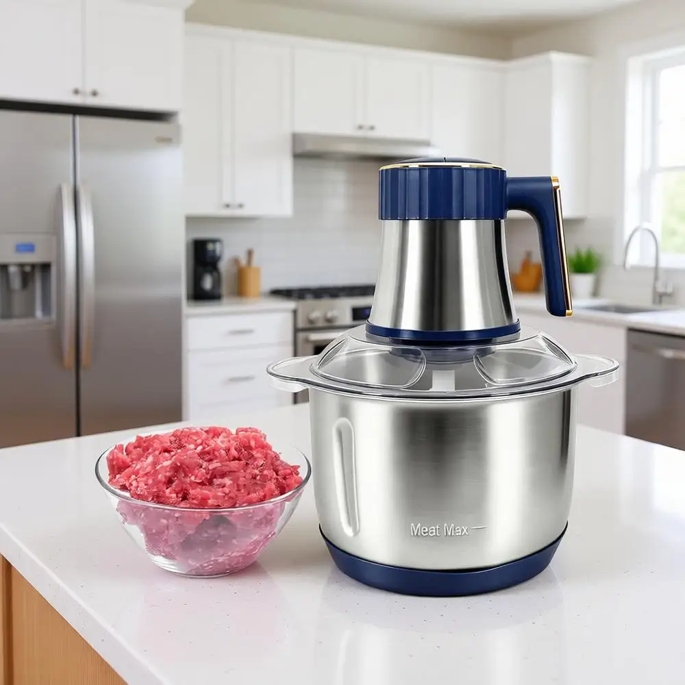 5-Speed Electric Food Processor with 5L Capacity and 500W Power for Chopping, Mixing Dough, Meat, Nuts, Fruits, and Vegetables
5-Speed Electric Food Processor with 5L Capacity and 500W Power for Chopping, Mixing Dough, Meat, Nuts, Fruits, and Vegetables