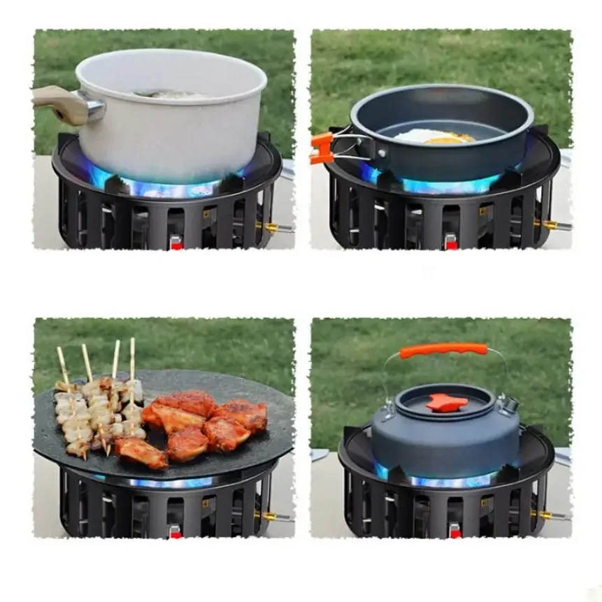 7-Core High-Power Camping Stove 19800W Portable Windproof Gas Burner with Electronic Ignition for Hiking And Travel
7-Core High-Power Camping Stove 19800W Portable Windproof Gas Burner with Electronic Ignition for Hiking And Travel