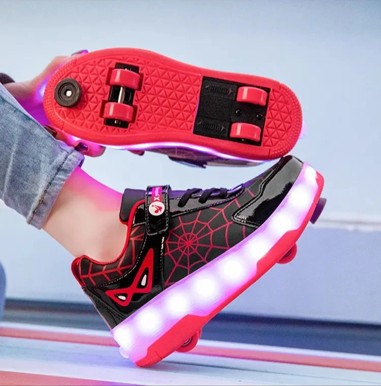 Стильные четырехколесные прогулочные туфли, детские роликовые коньки с подсветкой, зарядка роликовых коньков с подсветкой.
Стильные четырехколесные прогулочные туфли, детские роликовые коньки с подсветкой, зарядка роликовых коньков с подсветкой.