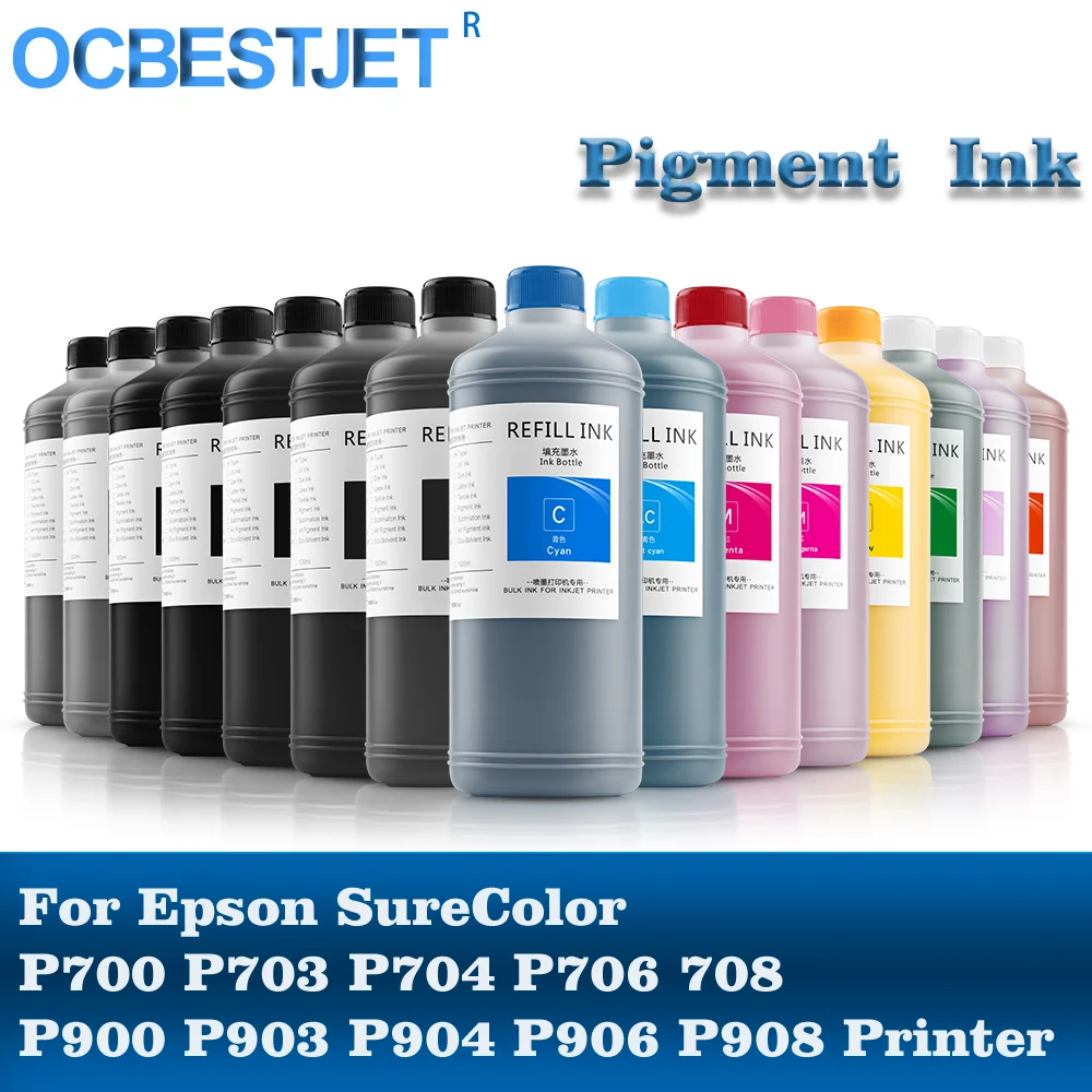 Водонепроницаемый пигмент чернила 1000 м/бутылка для Epson SureColor P700 P703 P704 P706 708 P900 P903 P904 P906 P908, набор чернил для заправки принтера
Водонепроницаемый пигмент чернила 1000 м/бутылка для Epson SureColor P700 P703 P704 P706 708 P900 P903 P904 P906 P908, набор чернил для заправки принтера