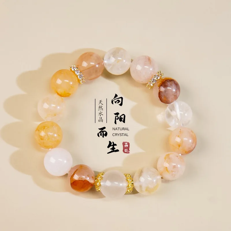Natural Yellow Design White Phantom Red Gum Flower Bracelet Women Good Luck Beaded Jewelry
Natural Yellow Design White Phantom Red Gum Flower Bracelet Women Good Luck Beaded Jewelry
