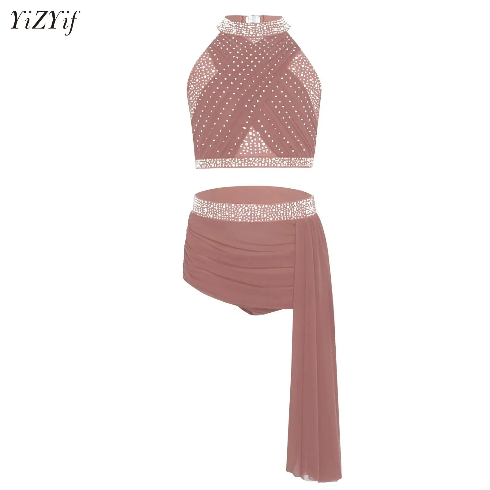 Dance Suit Kids Girls Elegant Classical Modern Contemporary Lyrical Dance Practice Mesh Tops Skirt Suit Ballet Performance Wear 
Dance Suit Kids Girls Elegant Classical Modern Contemporary Lyrical Dance Practice Mesh Tops Skirt Suit Ballet Performance Wear