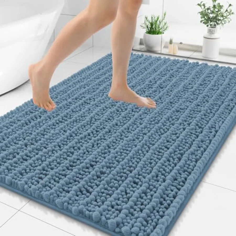 Bathroom Rugs Mat 48x32 Extra Soft Absorbent Chenille Bath Rugs Non Slip Rubber Backing Machine Washable Quick Dry Bath Mats fo
Bathroom Rugs Mat 48x32 Extra Soft Absorbent Chenille Bath Rugs Non Slip Rubber Backing Machine Washable Quick Dry Bath Mats fo