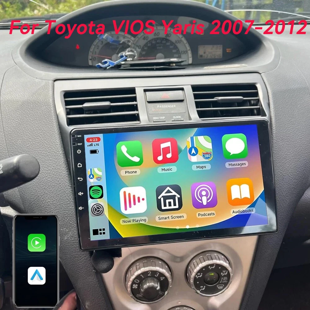 Автомагнитола Android 16 Carplay для Toyota Vios Yaris 2007-2012, мультимедийный видеоплеер с GPS-навигацией и экраном
Автомагнитола Android 16 Carplay для Toyota Vios Yaris 2007-2012, мультимедийный видеоплеер с GPS-навигацией и экраном