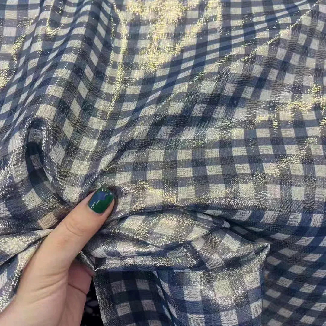 Bling Tissue Soie Lurex Silk Fabric Somali Dirac Metallic Shiny Jacquard Sewing Material
Bling Tissue Soie Lurex Silk Fabric Somali Dirac Metallic Shiny Jacquard Sewing Material