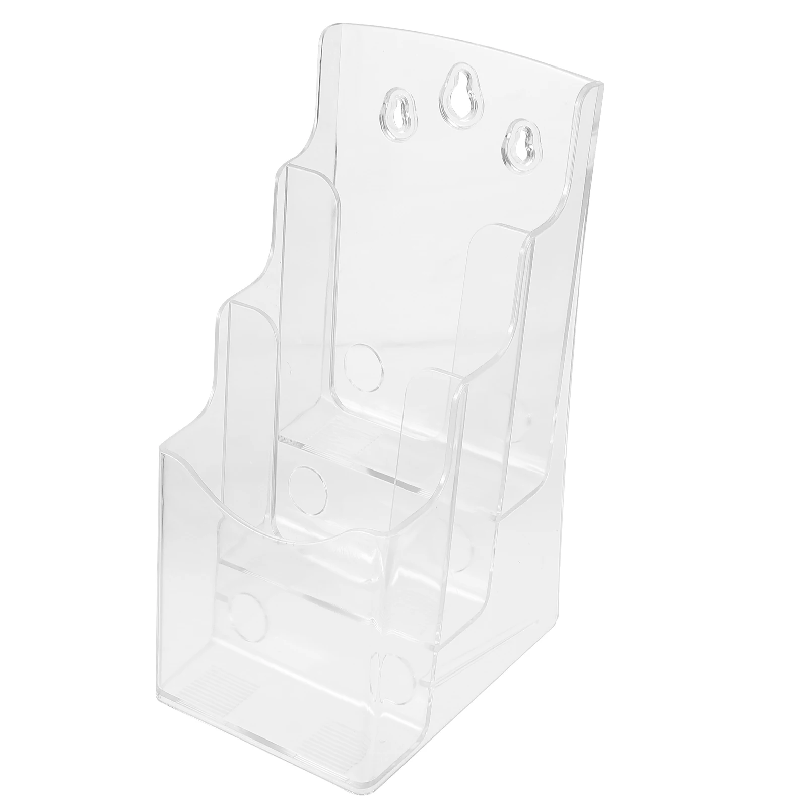 Clear Card Holder A6 3 Layers 3MM Thick Desk Display Stand for Business Cards Holder Organizer Plastic Literature Rack 
Clear Card Holder A6 3 Layers 3MM Thick Desk Display Stand for Business Cards Holder Organizer Plastic Literature Rack