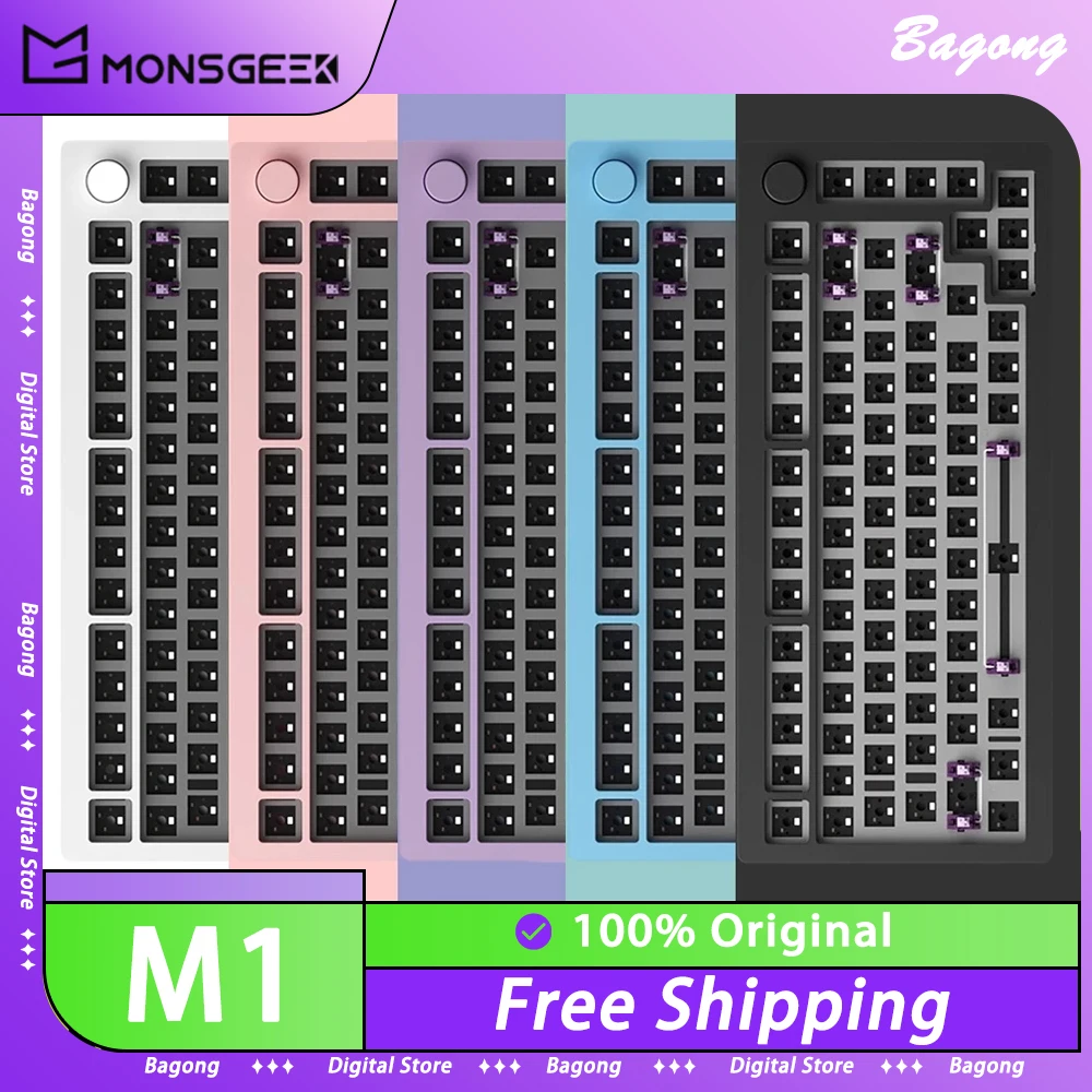 Механическая клавиатура MONSGEEK M1, комплект из алюминиевого сплава с ручкой, три режима горячей замены, RGB Беспроводная игровая клавиатура, 6000 мАч, для ПК, геймеров
Механическая клавиатура MONSGEEK M1, комплект из алюминиевого сплава с ручкой, три режима горячей замены, RGB Беспроводная игровая клавиатура, 6000 мАч, для ПК, геймеров