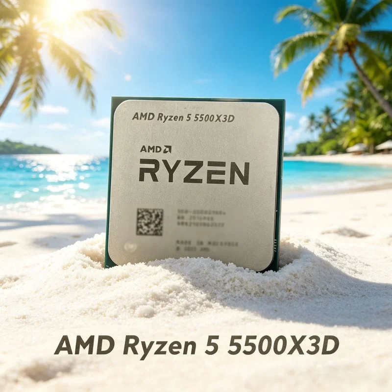 Efficient AMD Ryzen5 5500X3D AM4 Desktop CPU With 3D V-Cache 6C/12T 4.0GHz 105W Processor For Self DIY Gaming Computer Assembly
Efficient AMD Ryzen5 5500X3D AM4 Desktop CPU With 3D V-Cache 6C/12T 4.0GHz 105W Processor For Self DIY Gaming Computer Assembly