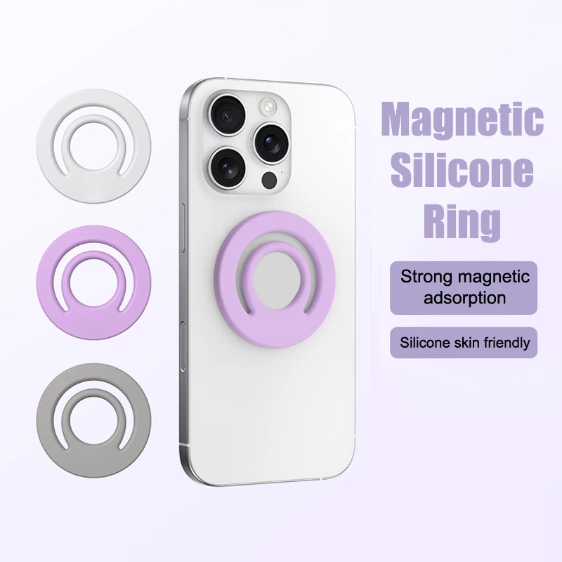 Magnetic Silicone Phone Finger Rings TPU Circular Grip Holder Rack Bracket For Magsafe For Phone For Huawei Xiaomi
Magnetic Silicone Phone Finger Rings TPU Circular Grip Holder Rack Bracket For Magsafe For Phone For Huawei Xiaomi