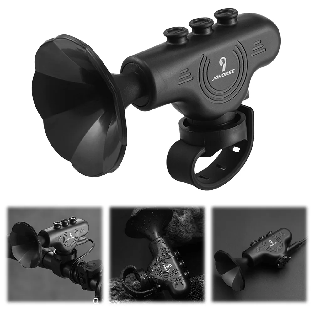 Electric Bike Horn 120dB Bicycle Bell Rechargeable Loud Cycling Horn 5 Modes Bike Bell for Mountain Road Bike Scooters
Electric Bike Horn 120dB Bicycle Bell Rechargeable Loud Cycling Horn 5 Modes Bike Bell for Mountain Road Bike Scooters