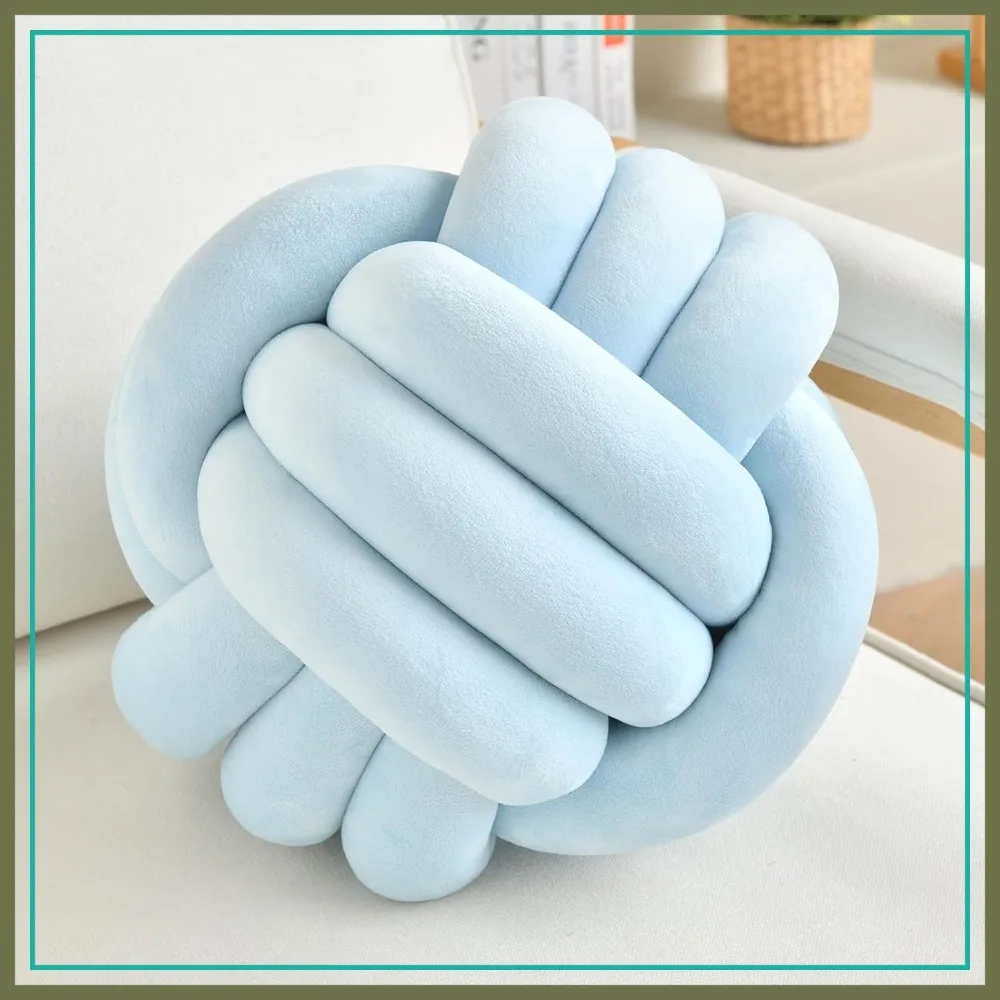 Decorative Throw Knot Pillow Ball for Home Chair Sofa Couch Bed Aesthetic Round Velvet Knotted Pillow Cushion 8inches
Decorative Throw Knot Pillow Ball for Home Chair Sofa Couch Bed Aesthetic Round Velvet Knotted Pillow Cushion 8inches