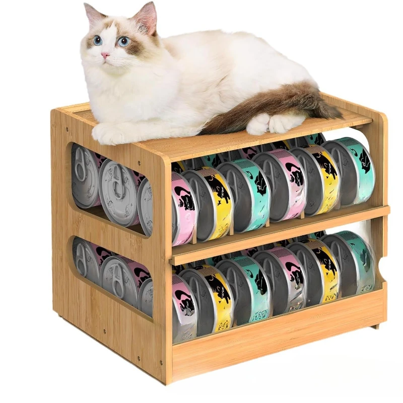 Custom wooden multi-layer can rack kitchen storage rack
Custom wooden multi-layer can rack kitchen storage rack