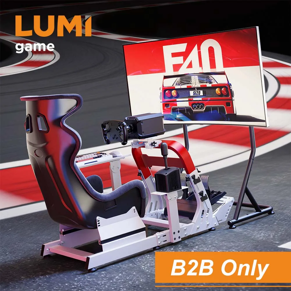 LRS18-BS01 Simulator Cockpit Frame With Seat Gear Shifter Mount Sim Rig For PC PS5 Xbox G27 G29 G920 F1
LRS18-BS01 Simulator Cockpit Frame With Seat Gear Shifter Mount Sim Rig For PC PS5 Xbox G27 G29 G920 F1