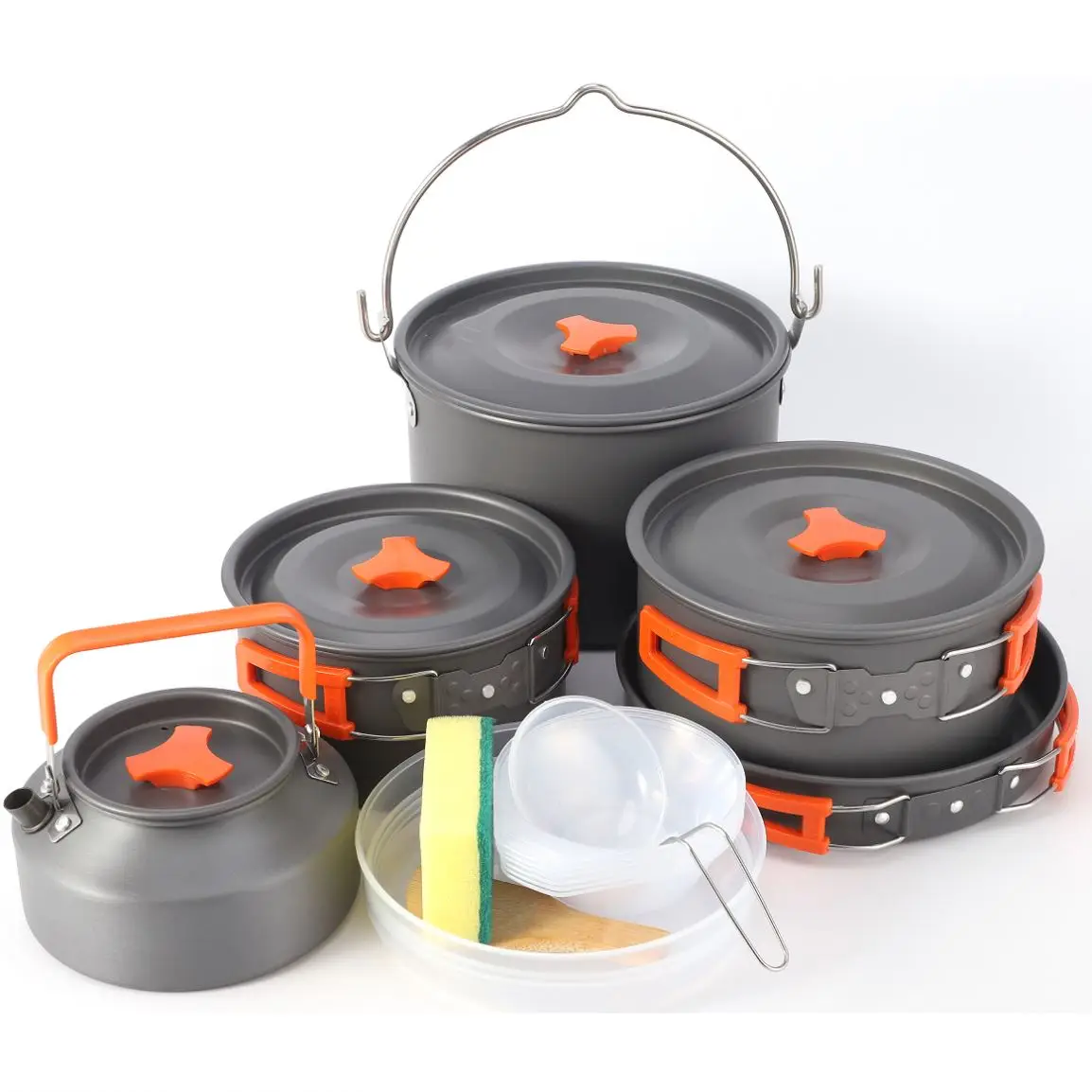 Custom Ultralight Portable Outdoor Cookware Set Multiple Styles Backpacking Folding Pan Pot Bowl Anodized Picnics Camping
Custom Ultralight Portable Outdoor Cookware Set Multiple Styles Backpacking Folding Pan Pot Bowl Anodized Picnics Camping