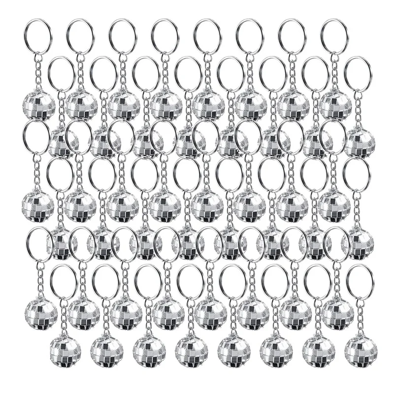 ABWR-48Pcs Set Disco Ball Keychain Mirror Keyring Reflective Ball Key Chain Pendant
ABWR-48Pcs Set Disco Ball Keychain Mirror Keyring Reflective Ball Key Chain Pendant