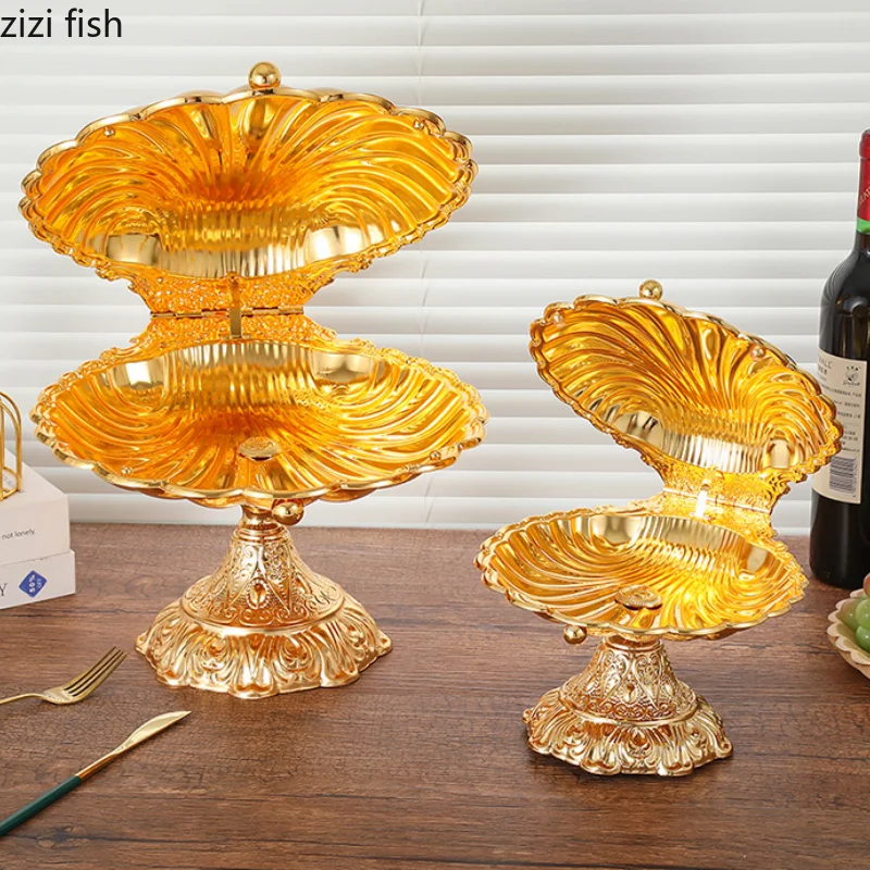 Golden Shell Fruit Plate Zinc Alloy Storage Tray Snack Plate Dessert Bowl Pastry Plates Candy Bowl Jewelry Tray Cake Stand
Golden Shell Fruit Plate Zinc Alloy Storage Tray Snack Plate Dessert Bowl Pastry Plates Candy Bowl Jewelry Tray Cake Stand