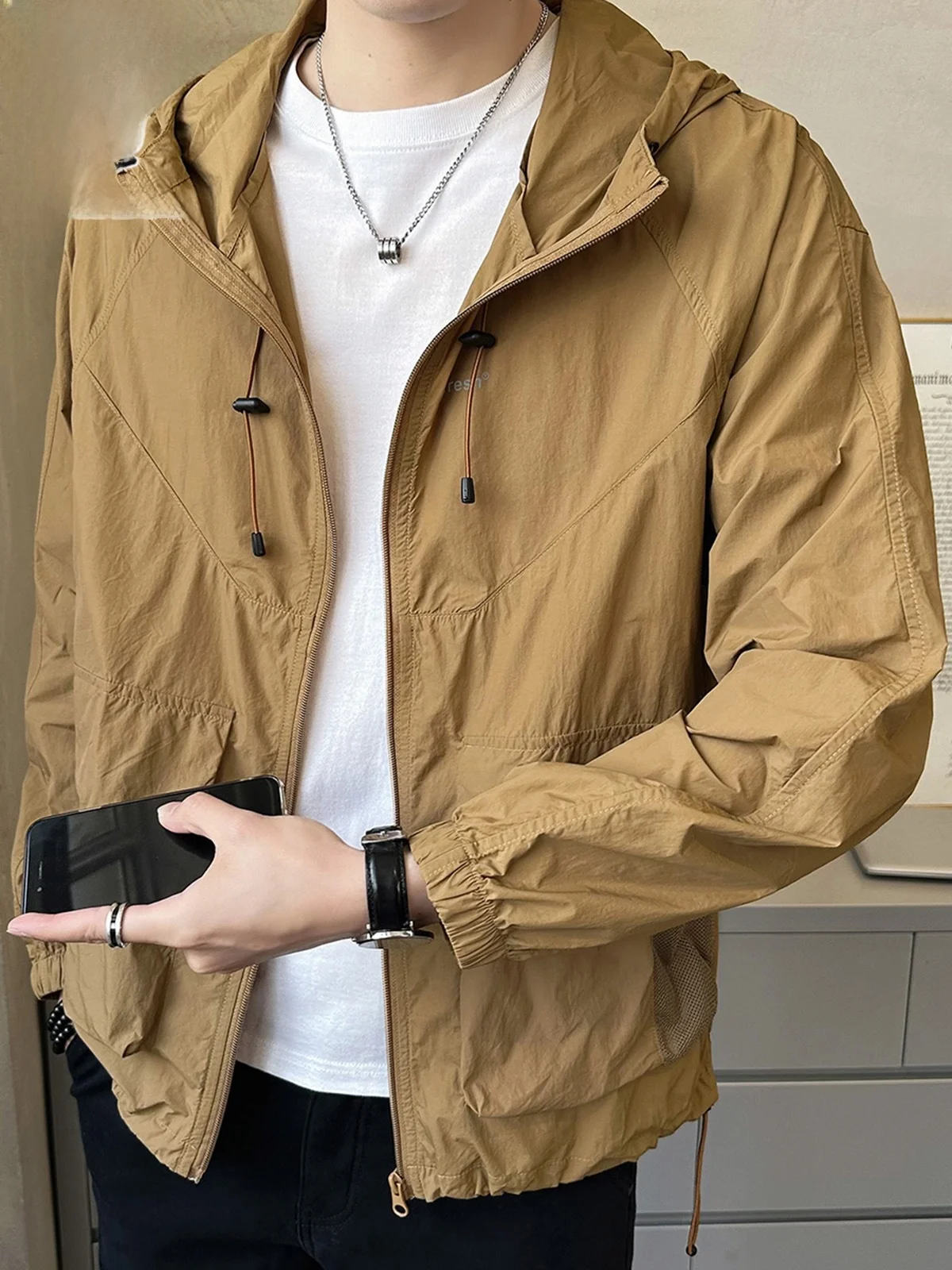 Men's Ice Silk Sun Protection Clothing 2025 Summer Thin Trendy Loose Qui Dry Cool Feeling Jaet Men's Outerwear
Men's Ice Silk Sun Protection Clothing 2025 Summer Thin Trendy Loose Qui Dry Cool Feeling Jaet Men's Outerwear