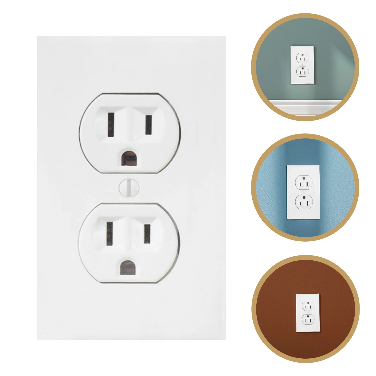 Simulation Socket Sticker Fake Outlet Electrical Stickers Cover Bromas Para Adultos
Simulation Socket Sticker Fake Outlet Electrical Stickers Cover Bromas Para Adultos