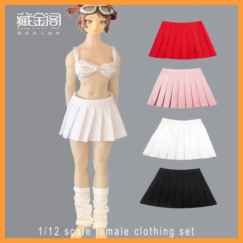 1/12 Scale Solid Color Neat Cute Style Solid Color Pleated Skirt Available In Multiple Colors Fit 6inch Action Figure Model Toys
1/12 Scale Solid Color Neat Cute Style Solid Color Pleated Skirt Available In Multiple Colors Fit 6inch Action Figure Model Toys