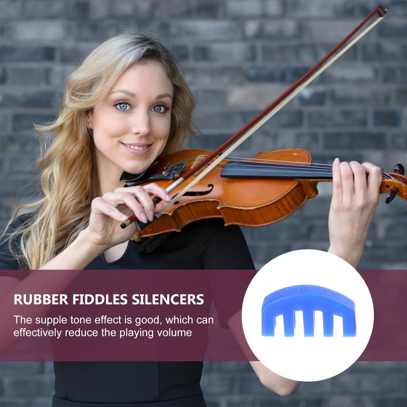 4 PCS Violin Mute Rubber Fiddles Silencers Dedicated Practice Musical Instrument Accessories
4 PCS Violin Mute Rubber Fiddles Silencers Dedicated Practice Musical Instrument Accessories