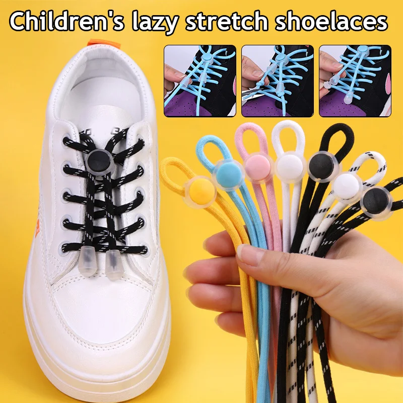 Elastic laces Sneakers Lazy Shoelaces Round Rubber Bands Children Laces Without Tying Sport Shoestrings Solid Color Shoelaces
Elastic laces Sneakers Lazy Shoelaces Round Rubber Bands Children Laces Without Tying Sport Shoestrings Solid Color Shoelaces