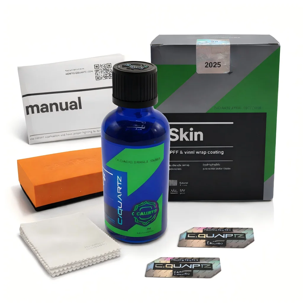 CQUARTZ Skin 50Ml PPF & Vinyl Nano-Coat - UV Protection for Wrapped Vehicles with Vinyl Film,UVA & UVB Resistant
CQUARTZ Skin 50Ml PPF & Vinyl Nano-Coat - UV Protection for Wrapped Vehicles with Vinyl Film,UVA & UVB Resistant