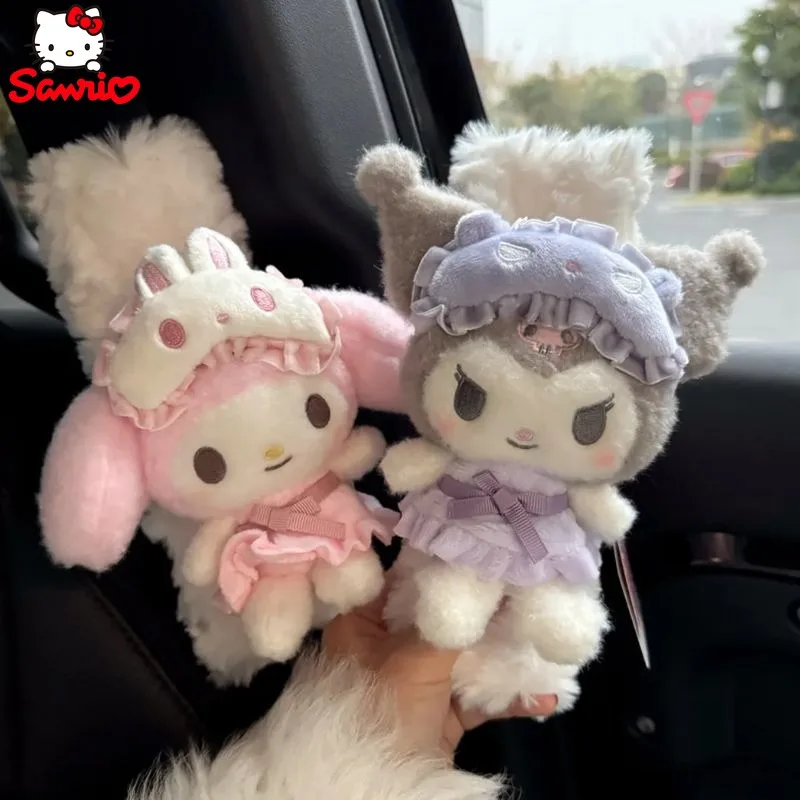 Sanrio pajamas eye mask series car shoulder pads cute Kulomi big ears dog ugly fish plush doll decoration
Sanrio pajamas eye mask series car shoulder pads cute Kulomi big ears dog ugly fish plush doll decoration