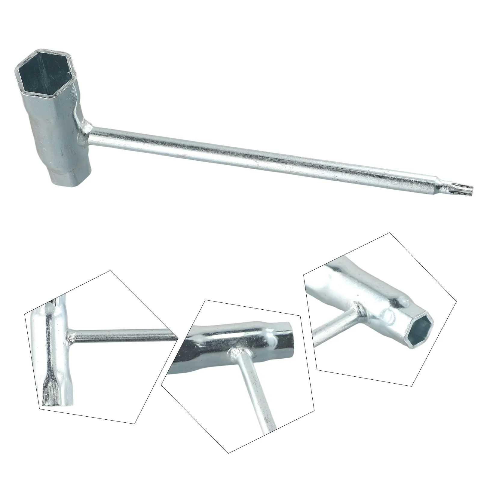Stainless Steel Spark--Plug Socket Wrench For Petrol Chainsaws And Brush Cutters Garden Machinery Wrench TS400 TS350 TS360
Stainless Steel Spark--Plug Socket Wrench For Petrol Chainsaws And Brush Cutters Garden Machinery Wrench TS400 TS350 TS360