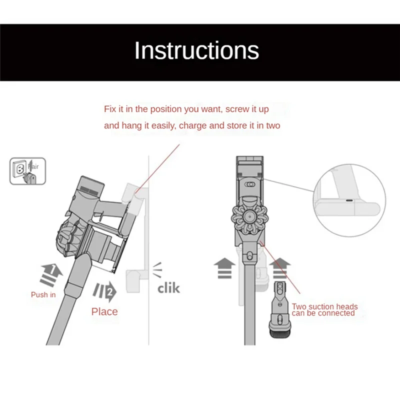 Кронштейн для хранения ABGU для V10 Slim/SV18, цифровой тонкий пылесос, насадка для щетки, удлинитель для хранения + подставка для зарядки
Кронштейн для хранения ABGU для V10 Slim/SV18, цифровой тонкий пылесос, насадка для щетки, удлинитель для хранения + подставка для зарядки