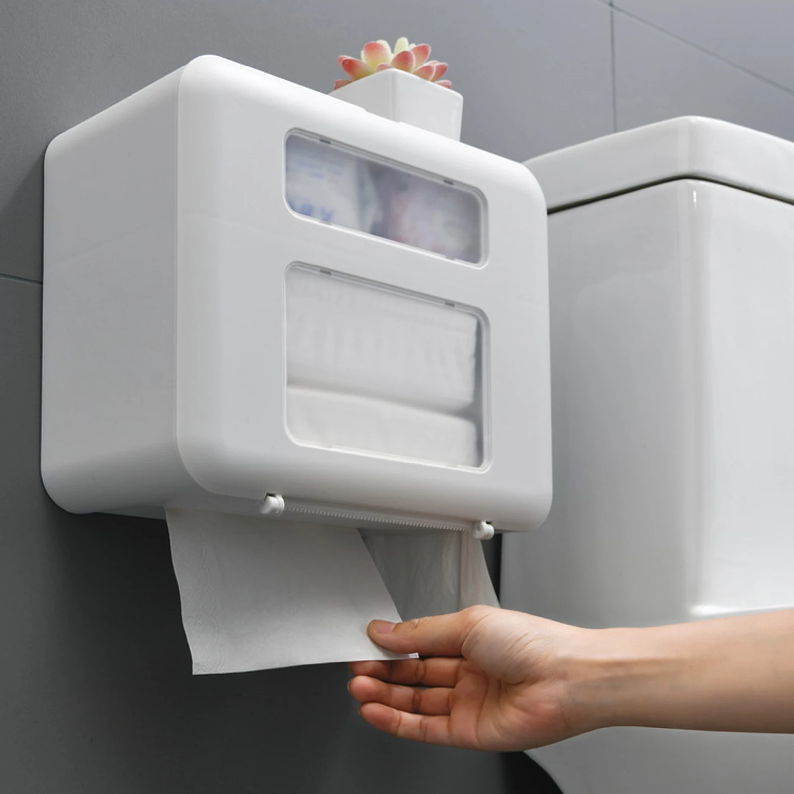 Tissue Holder Box Paper Box Bathroom Storage Container PP Material Household ganizer Foldable Shelf
Tissue Holder Box Paper Box Bathroom Storage Container PP Material Household ganizer Foldable Shelf