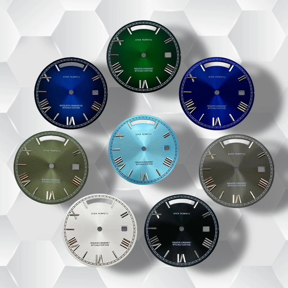 31mm S Logo Rome Dial Suitable for 8285 Movement High-Quality Day And Date Dial Watch Modification Accessories
31mm S Logo Rome Dial Suitable for 8285 Movement High-Quality Day And Date Dial Watch Modification Accessories