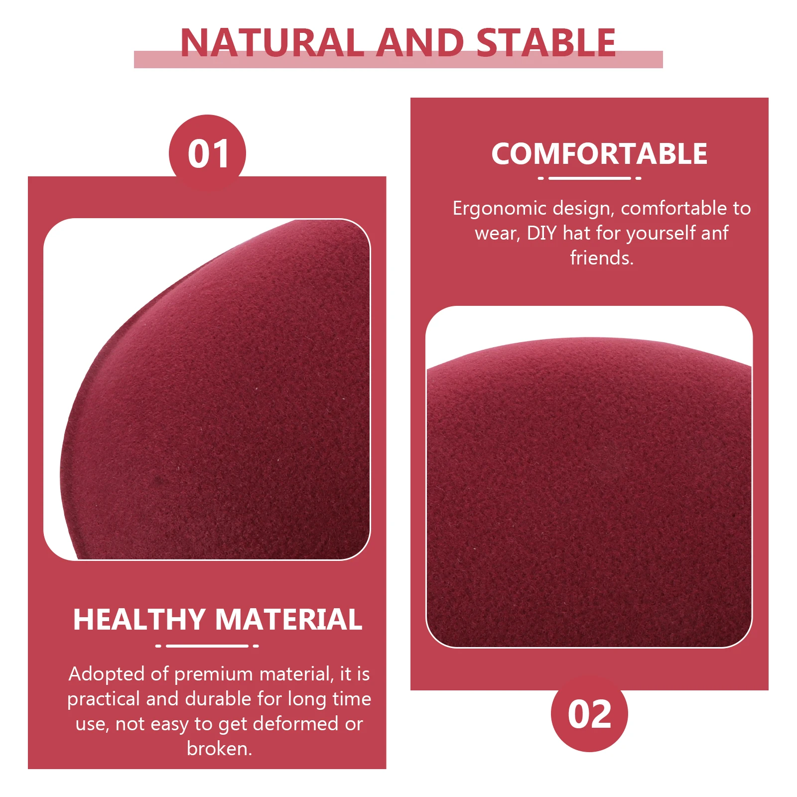 2pcs Hat DIY Fascinator Base for Women Girls Lightweight Portable Round Hair Accessories Making Supplies Red
2pcs Hat DIY Fascinator Base for Women Girls Lightweight Portable Round Hair Accessories Making Supplies Red