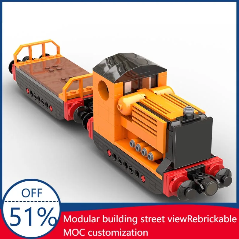 321PCS Rusty The Narrow Gauge Maintenance Diesel Engine MOC Model Train Blocks DIY Assembly Toy For Kids And Fans Display Gifts
321PCS Rusty The Narrow Gauge Maintenance Diesel Engine MOC Model Train Blocks DIY Assembly Toy For Kids And Fans Display Gifts