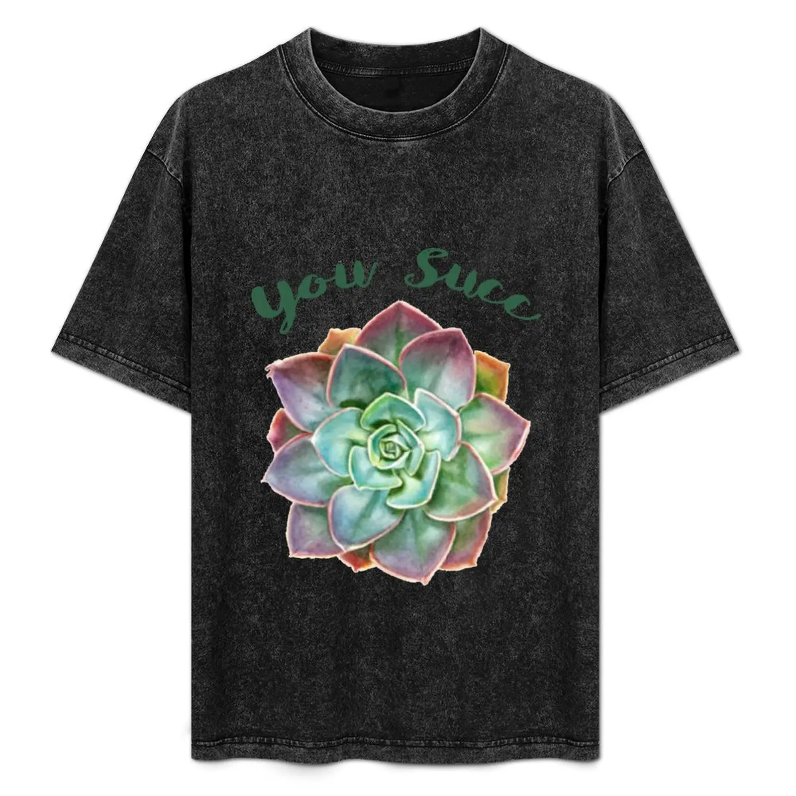 You Succ Succulent T-Shirt Art Pattern Printed Casual Top
You Succ Succulent T-Shirt Art Pattern Printed Casual Top