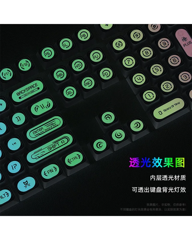Black double-spell keycap original small full set of mechanical keyboard sublimation
Black double-spell keycap original small full set of mechanical keyboard sublimation