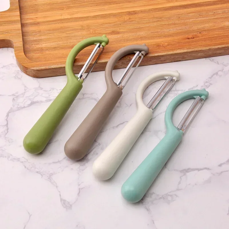 Stainless Steel Fruit Vegetable Peeler Multi-Function Planer Vegetable Potato Carrot Peeler Non-slip Household Peeler
Stainless Steel Fruit Vegetable Peeler Multi-Function Planer Vegetable Potato Carrot Peeler Non-slip Household Peeler