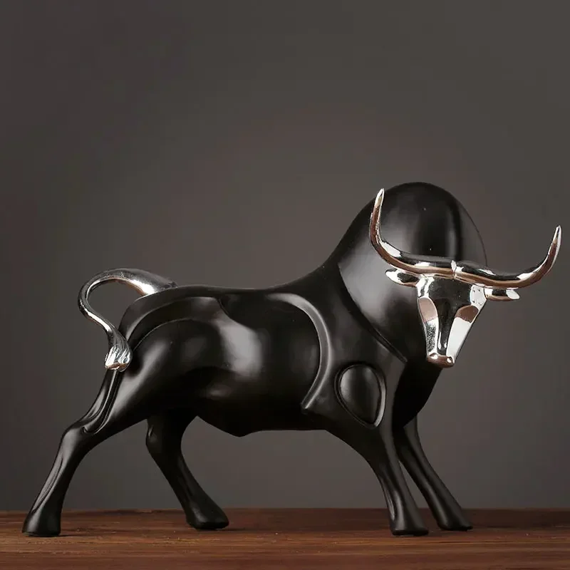 Resin Simulation Animal Statue Modern Figurines Red and Black Bull Sculpture Living Room Bookcase Crafts Accessories Home Decor
Resin Simulation Animal Statue Modern Figurines Red and Black Bull Sculpture Living Room Bookcase Crafts Accessories Home Decor