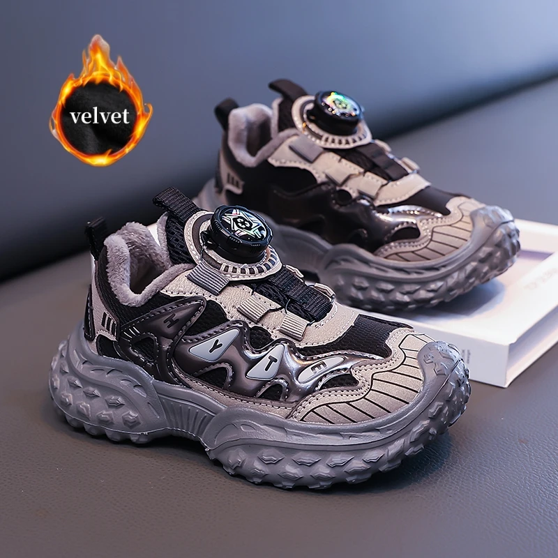Winter Plus Velvet Children's Sneakers Fashion Knob Outdoor Platform Sports Shoes Kids Comfy Warm Fur Running Shoes Boys Girls
Winter Plus Velvet Children's Sneakers Fashion Knob Outdoor Platform Sports Shoes Kids Comfy Warm Fur Running Shoes Boys Girls