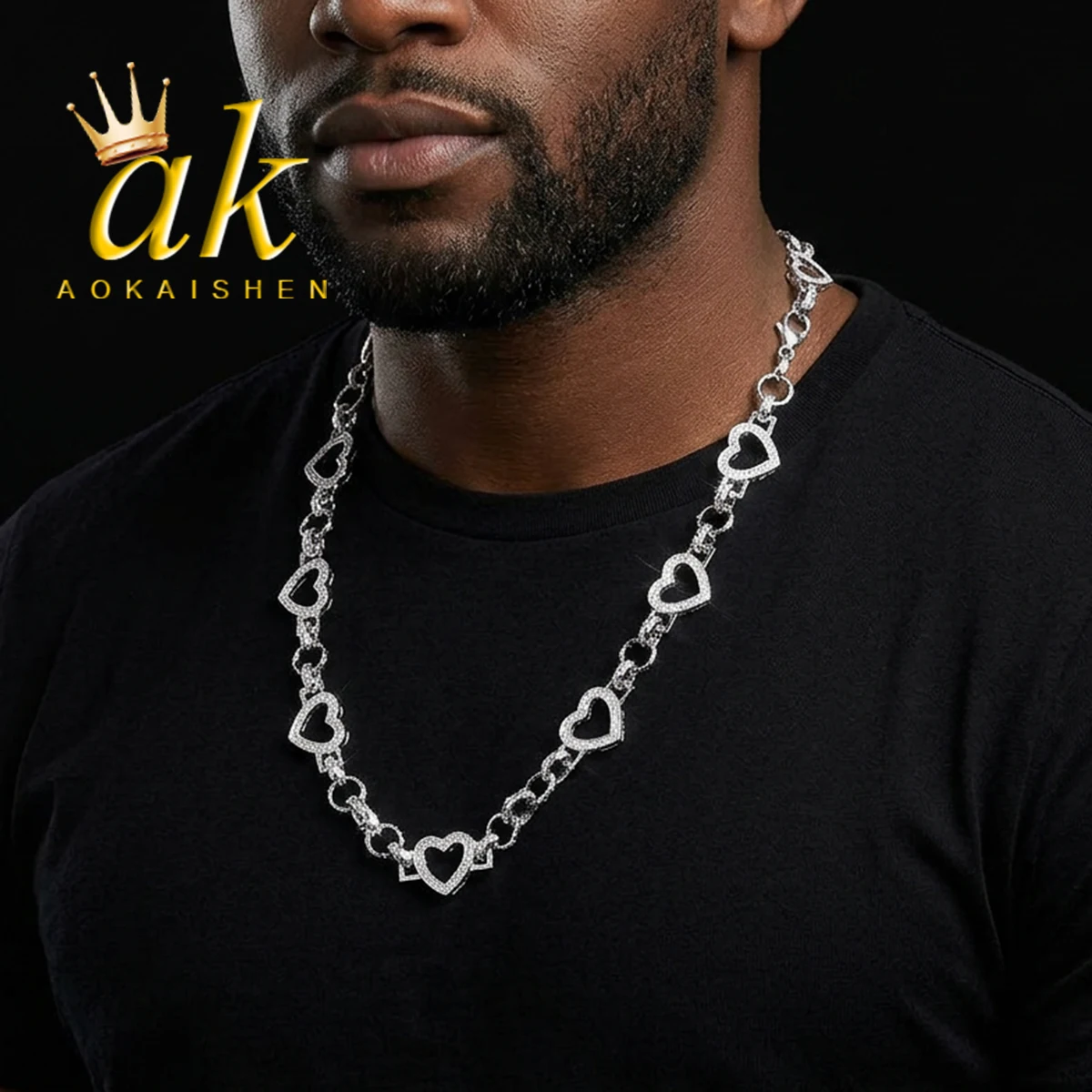 Aokaishen Tennis chain Necklace Choker Cross Drip for Men 5A Prong Setting Cubic Zirconia Copper Gold Plated Hip Hop Jewelry
Aokaishen Tennis chain Necklace Choker Cross Drip for Men 5A Prong Setting Cubic Zirconia Copper Gold Plated Hip Hop Jewelry