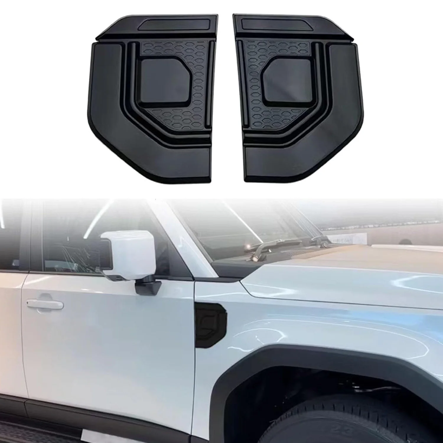 For Toyota Land Cruiser Prado LC250 J250 2024 2025 Car Side Fender Air Vent Sticker Decor Exterior Trim ABS Accessories 2pcs
For Toyota Land Cruiser Prado LC250 J250 2024 2025 Car Side Fender Air Vent Sticker Decor Exterior Trim ABS Accessories 2pcs